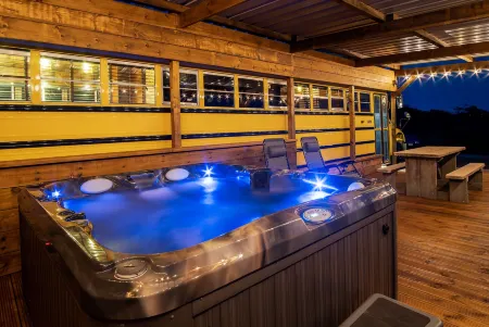 American School Bus - Blossom Farm