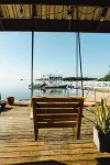Spacious 5-bedroom beachfront home with AC centrally located in Roatan.