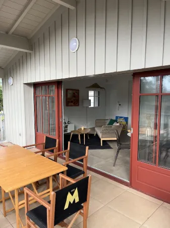 IN THE CENTER OF CAP-FERRET, NEW APARTMENT WITH LARGE BALCONY TERRACE