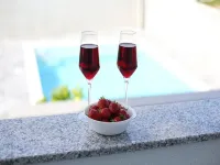 Modern apartment for 2-4 persons with garden view and pool use