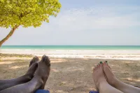 Relax and rejuvenate in South Coast of Kenya: Beach front property sleeps 6 , Hotel a Msambweni