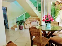 (Casaparatemporada15) 4 bedrooms with access to the beach and Jacuípe river