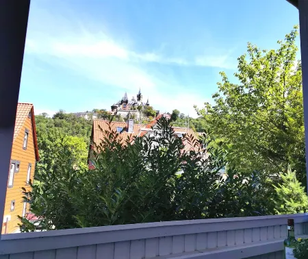 Neue Ferienwohnung in Wernigerode mit Balkon und Schlossblick - Harz