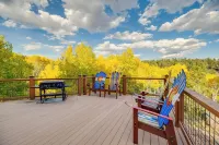 Secluded Mountain Family Home w/ Pike Peaks Views - balcony