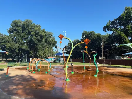 Oklahoma State University Boone Pickens stadium1.3 miles away.