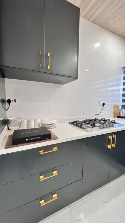 Modern 2-bedroom 2-bathroom with AC, fitness centre, WiFi in East Legon