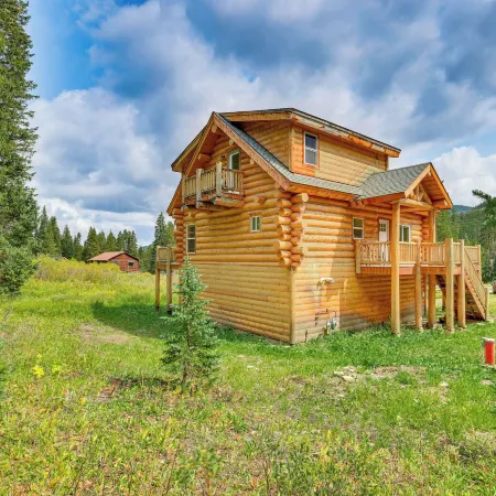 Log Cabin w/ Wraparound Deck in Breckenridge!