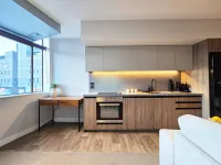 Modern 2BR Apartment in Lower Hutt's Heart ロワー・ハットのホテル