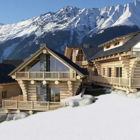 Cosy, Modern Canadian Wooden Chalet