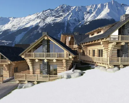 Cosy, Modern Canadian Wooden Chalet Hoteles en Ladis