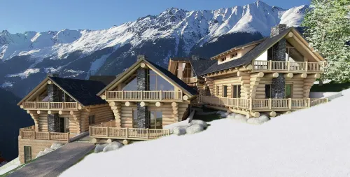 Cosy, Modern Canadian Wooden Chalet