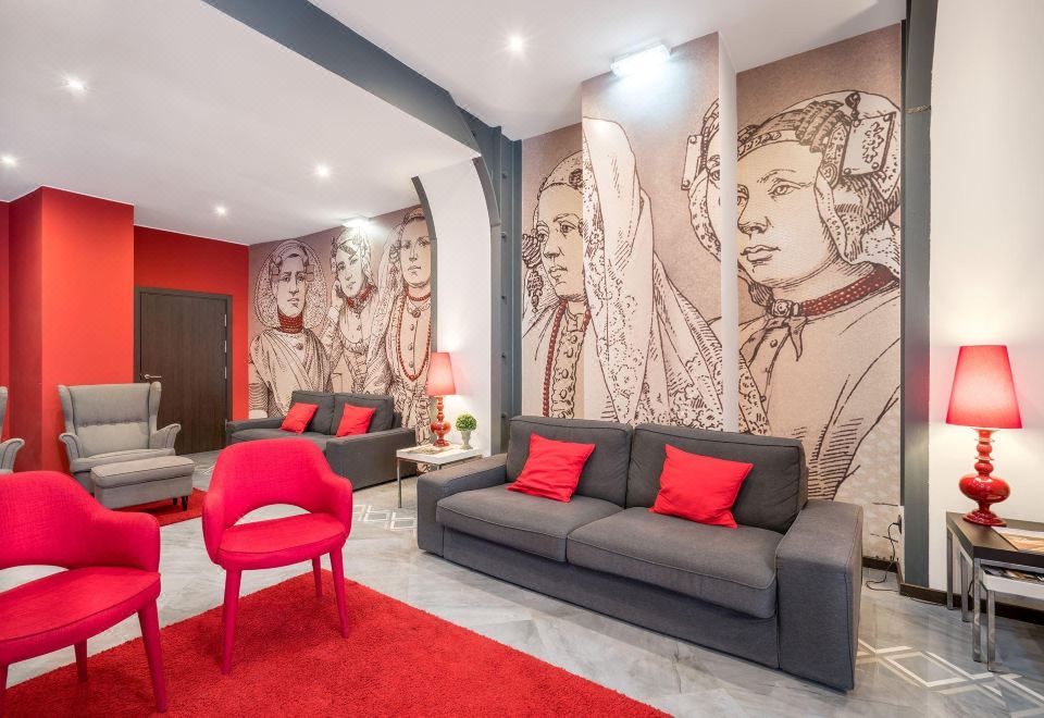 로시오 가든 호텔 주변 거리 또는 인테리어