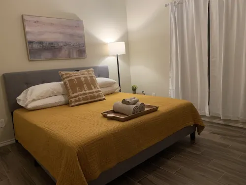 King Bed Pet Friendly Retreat with Private Terrace in Gated Community!