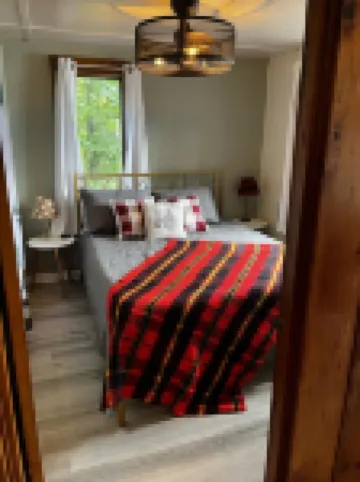 Cozy vintage cabin on a private lake in the Northwoods.