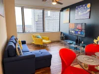 Downtown View, King Bed, Quiet, Free Parking