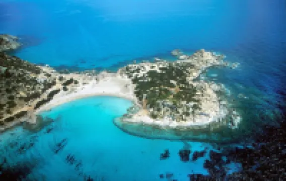 Villa with garden in a small paradise