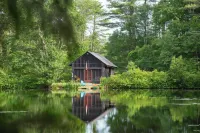 Catskills Cabin on 100 Wooded Acres with Lake