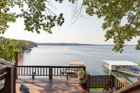 Waterfront lake house with your own private dock and amazing views.