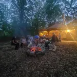 Glamping in the woods, beautiful property one hour from NYC.