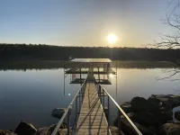 Waterfront house with private dock and boat slip Hotel a Haskell County