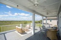 Marsh front pool home with ocean, river and historical downtown views