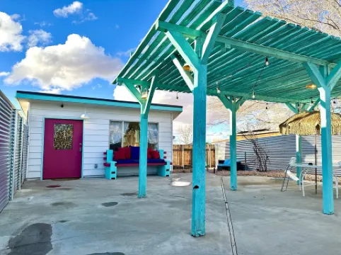 The Cowgirl Cabana. A private, gated bungalow.