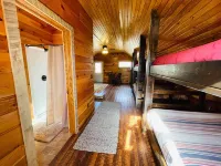Private Newly Built Woman Lake Cabin with Detached Barn Style Bunk House