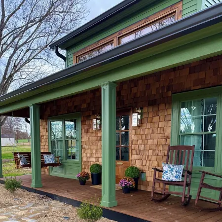 The Green Mountain-Newly Build Cabin with AC, WiFi in Greeneville-Family-Pets