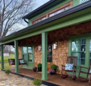 The Green Mountain-Newly Build Cabin with AC, WiFi in Greeneville-Family-Pets