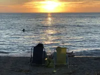 Great place to see the dolphins!  And less than half a mile from Turtle Beach