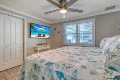 THIS STUNNING home is RENOVATED and furnished  W/Beach Access a block away! Hotels in North Redington Beach
