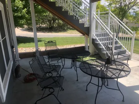 Just steps to the beach.  Lakefront Property with Endless Views.