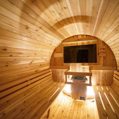 Private Luxury Cabin with Hot Tub, Fire Pit & Sauna Escape