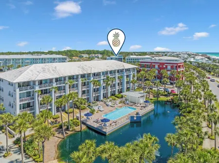 Modern Gulf Place Unit with Gulf Views & Amazing Amenities