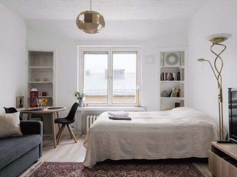 Renovated Top Floor Studio in Kallio