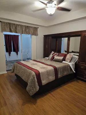 Spacious pet friendly home offers everything you need for a relaxing stay.