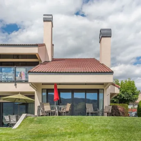 Luxury waterfront townhouse w/ sandy beach outside your patio door! WOW!