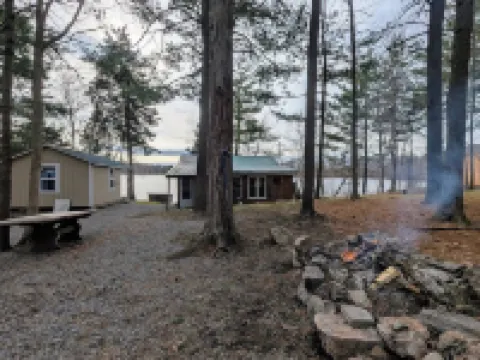 Lakefront Cabin on Black Lake with Dock - Sleeps 13 Hotels in Macomb