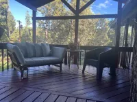 Cozy cabin in a peaceful place