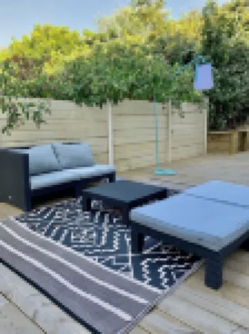 T3 with private garden "Les Anémones" 50m from la Gravière