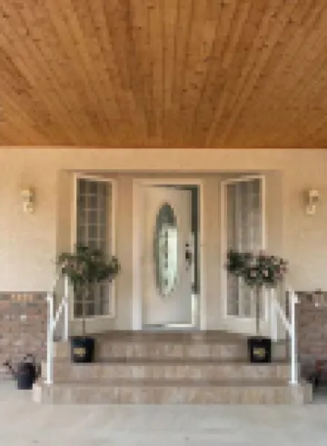 StoneRidge vineyard, view + pool