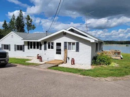 Outdoor Paradise @ the "Lower Dam Lodge" Located on the St. Marys River