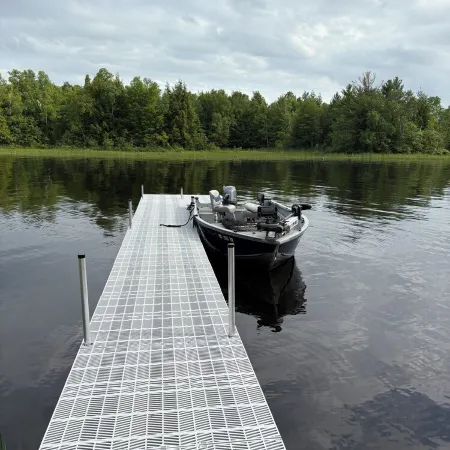 Quiet cabin on Moose Lake in Hayward, Wisconsin.