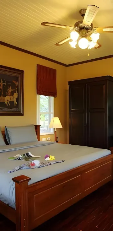 วิลลาแบบหนึ่งห้องนอนมองเห็นวิวสวนหย่อม