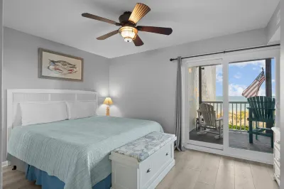 Oceanfront Newly Renovated 1st Floor Condo Sleeps 8  North Topsail Beach