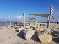 Former. Farmhouse with sauna/whirlpool/fireplace near the beach