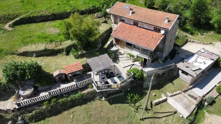 Au Coeur d'Allary,Ardèchoise house with Nordic bath near Dolce Via Отели рядом с достопримечательностью «Мон Жербье де Жон»