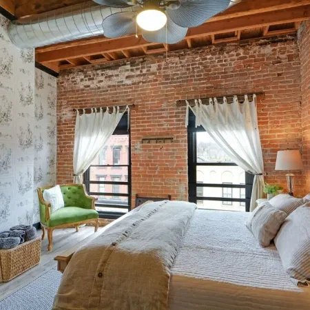 The Loft Suite Sleeps 10! Located overlooking Main Street in downtown Galena, IL
