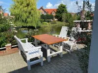 Fernblick: Chic, Colorful 2-Room Apartment with Balcony in a Top Location Directly on the Siel