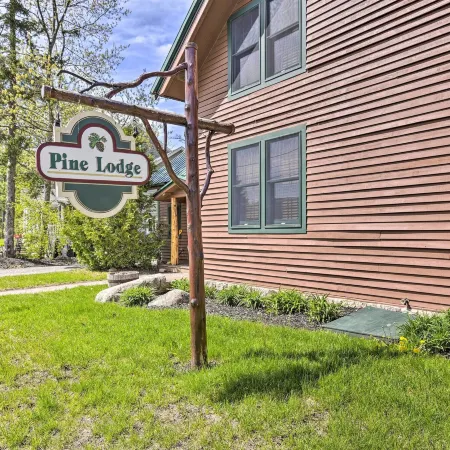 Townhome w/ Deck: Walk to Mirror Lake & Main St!